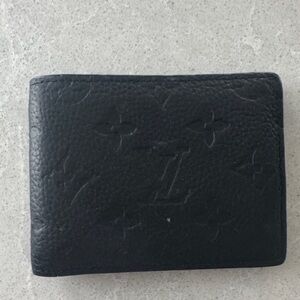 Louis Vuitton Black Monogram wallet